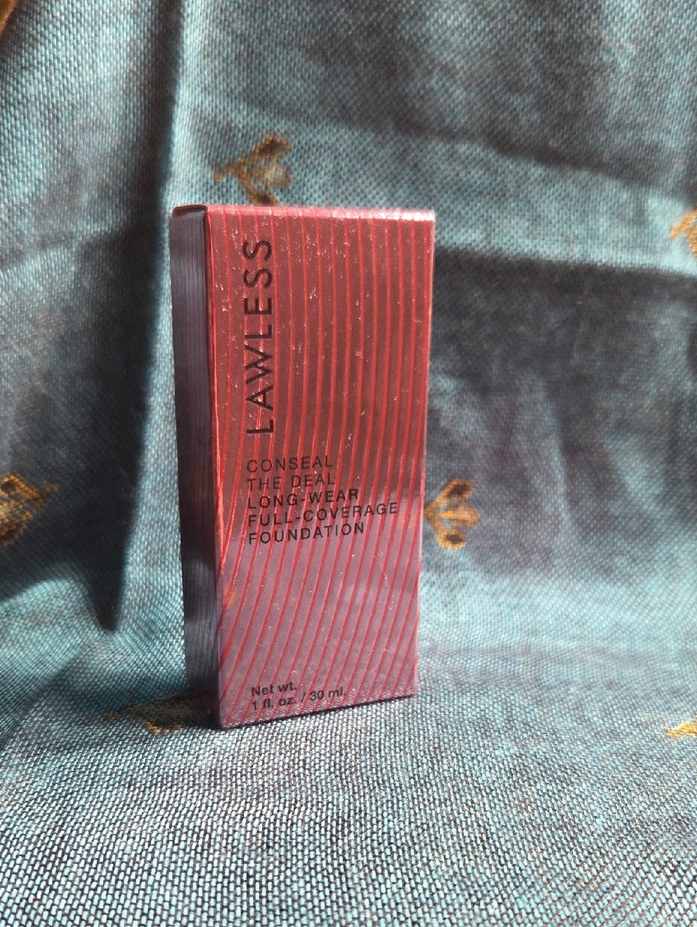 LAWLESS Full Coverage Foundation - Shimmery Red Packaging